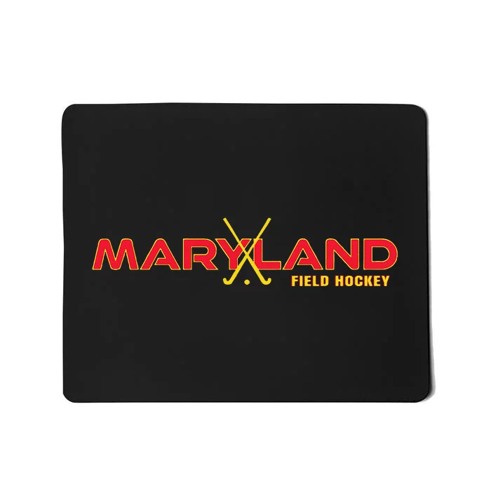 Marylander Fan State Of Maryland Field Hockey Sticks Graphic Mousepad