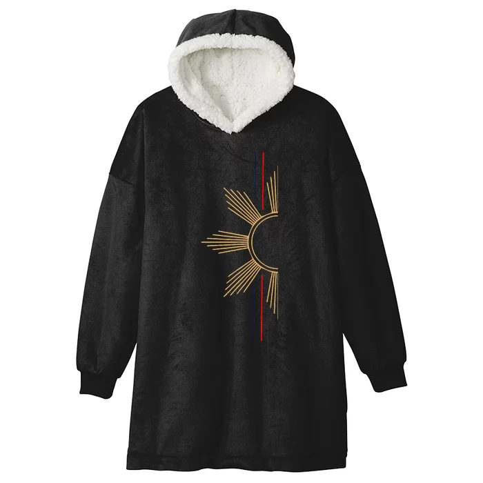 Minimalist Filipino Sun Hooded Wearable Blanket