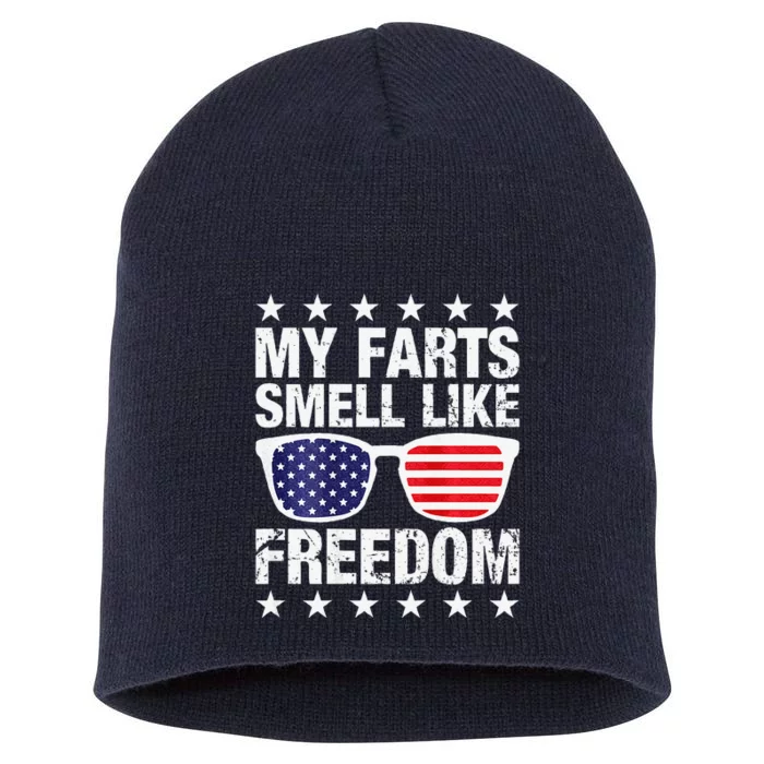 My Farts Smell Like Freedom Funny Short Acrylic Beanie