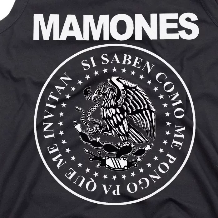 Mamones Funny Spanish Phrase Design Tank Top