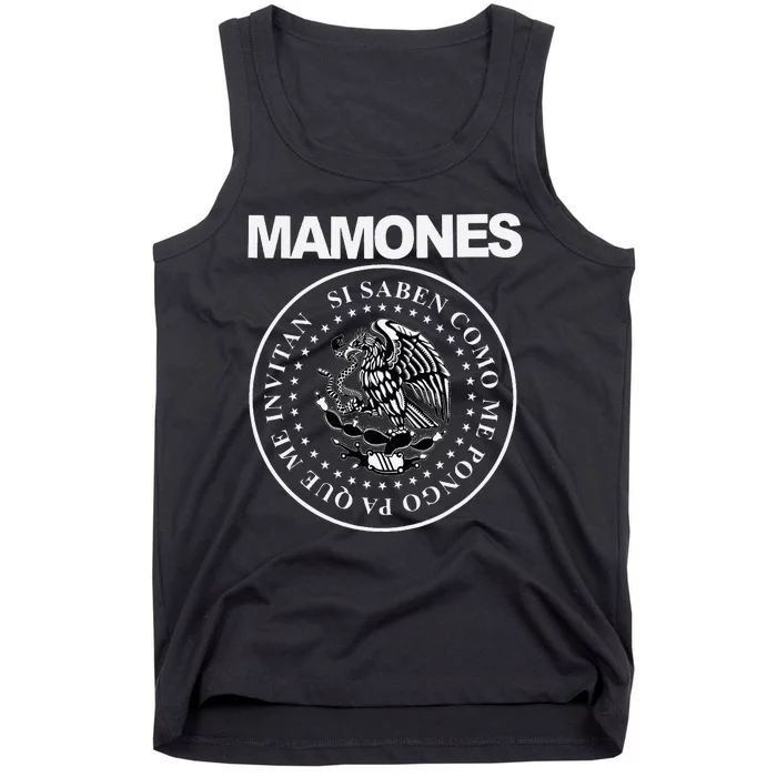 Mamones Funny Spanish Phrase Design Tank Top