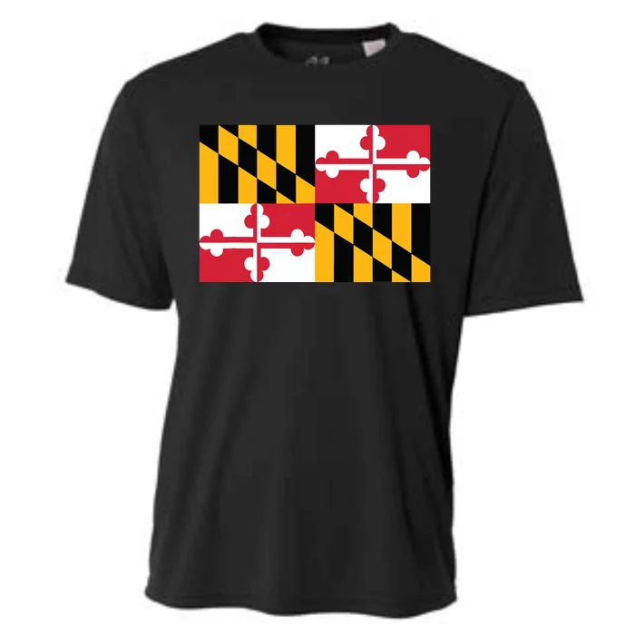 Maryland Flag State Pride Gifts Cooling Performance Crew T-Shirt