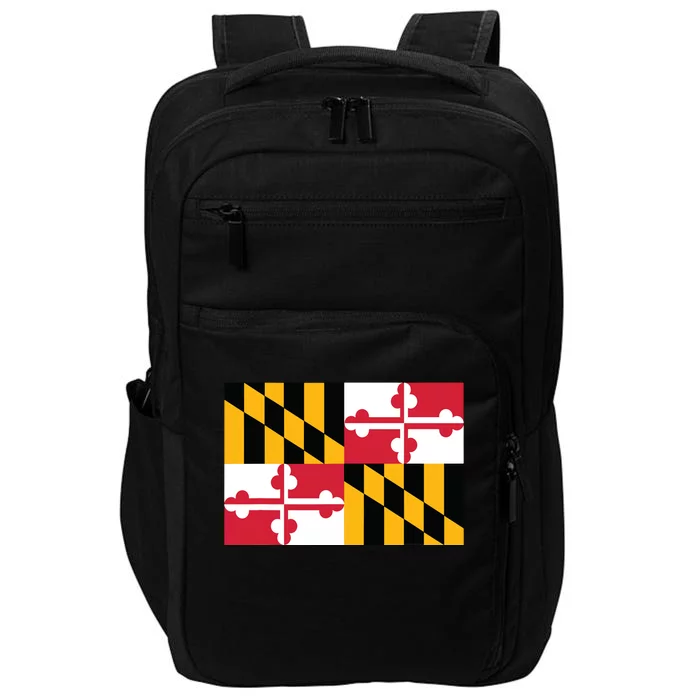 Maryland Flag State Pride Gifts Impact Tech Backpack