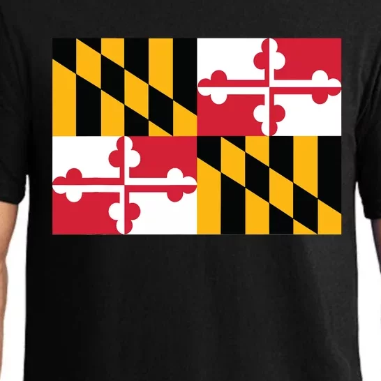 Maryland Flag State Pride Gifts Pajama Set