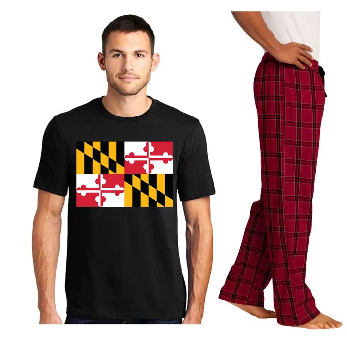 Maryland Flag State Pride Gifts Pajama Set