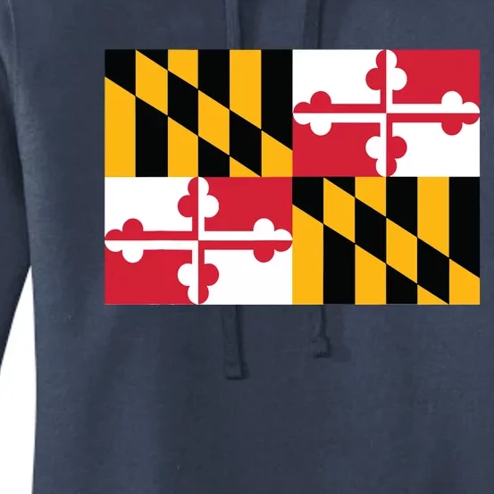 Maryland Flag State Pride Gifts Women's Pullover Hoodie