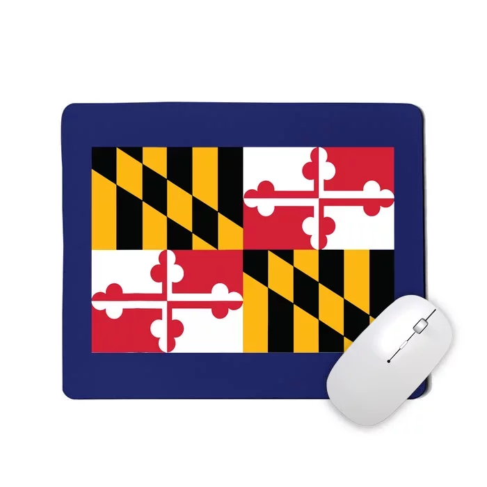 Maryland Flag State Pride Gifts Mousepad