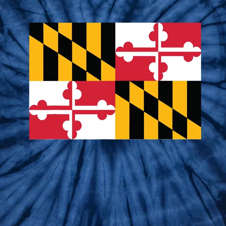 Maryland Flag State Pride Gifts Tie-Dye T-Shirt