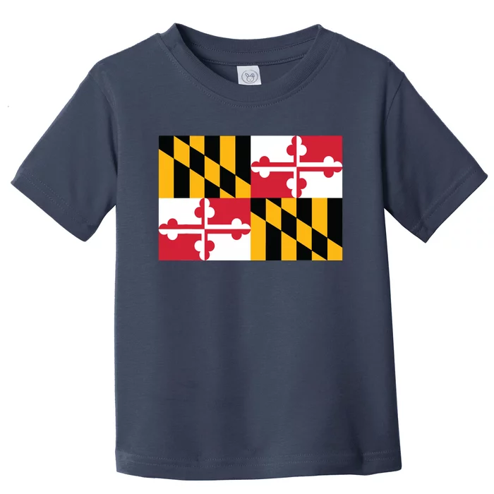 Maryland Flag State Pride Gifts Toddler T-Shirt