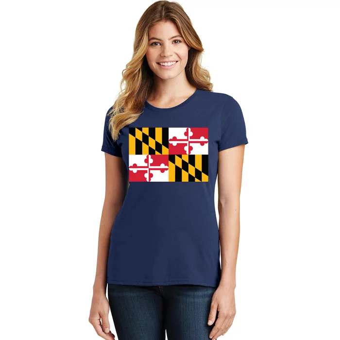 Maryland Flag State Pride Gifts Women's T-Shirt