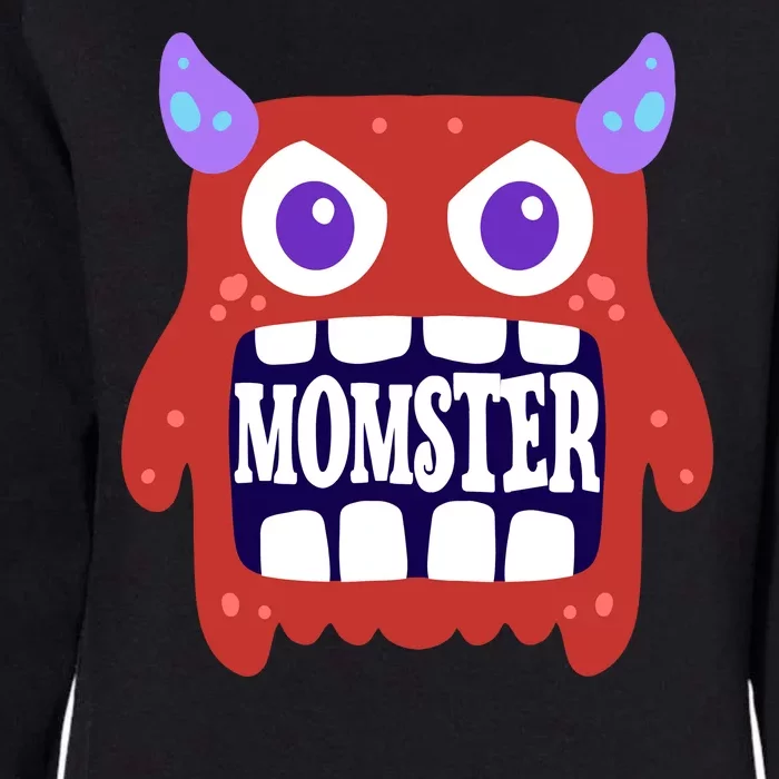 Momster Funny Spooky Halloween Womens California Wash Sweatshirt