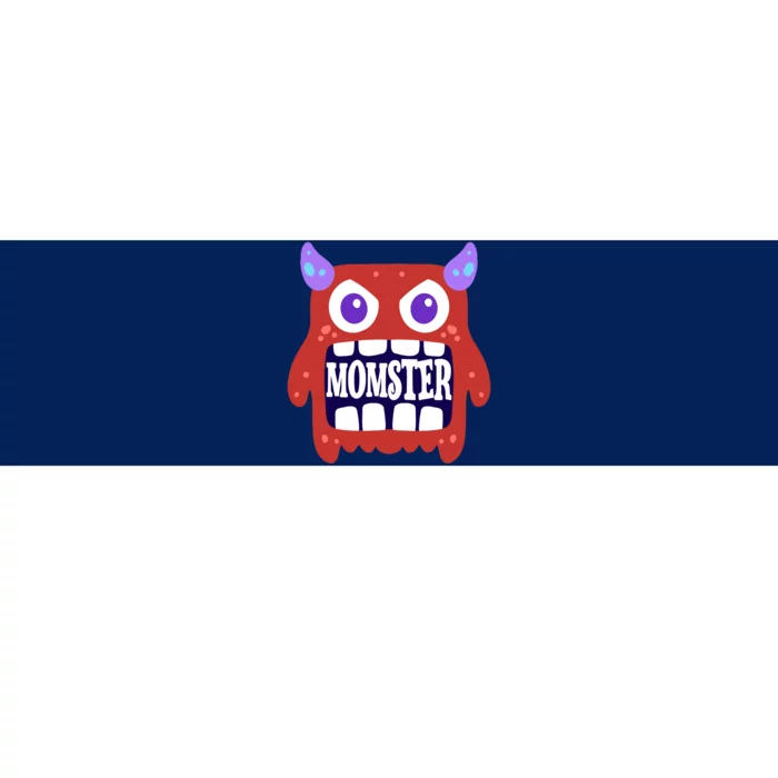 Momster Funny Spooky Halloween Bumper Sticker