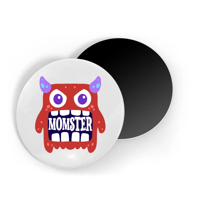 Momster Funny Spooky Halloween Magnet