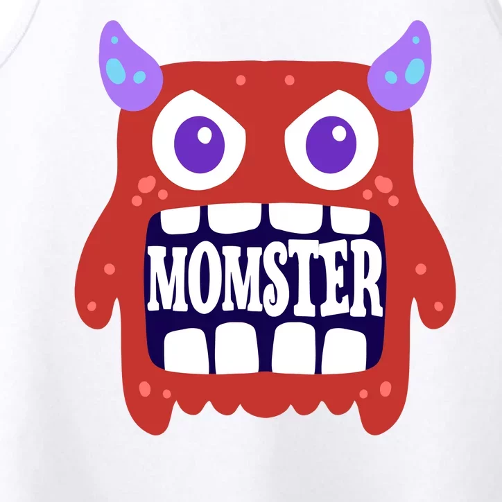 Momster Funny Spooky Halloween Performance Tank