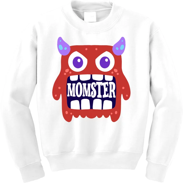 Momster Funny Spooky Halloween Kids Sweatshirt