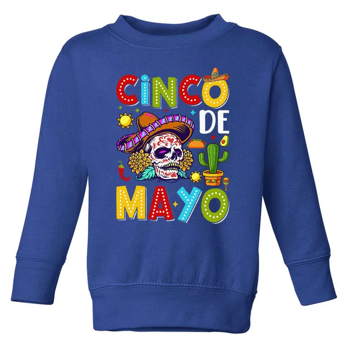 Mexican Fiesta Squad 5 De Mayo For Mexican Toddler Sweatshirt