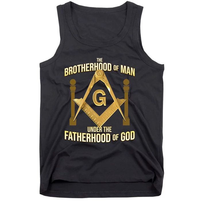 Masonic Fatherhood Square & Compass Freemason Tank Top