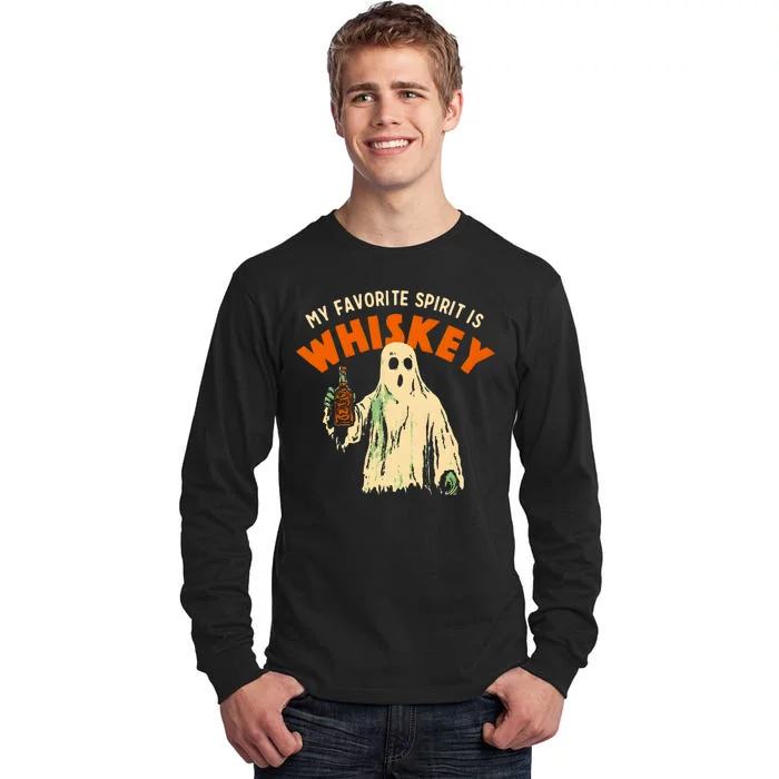 My Favorite Spirit Is Whiskey Tall Long Sleeve T-Shirt