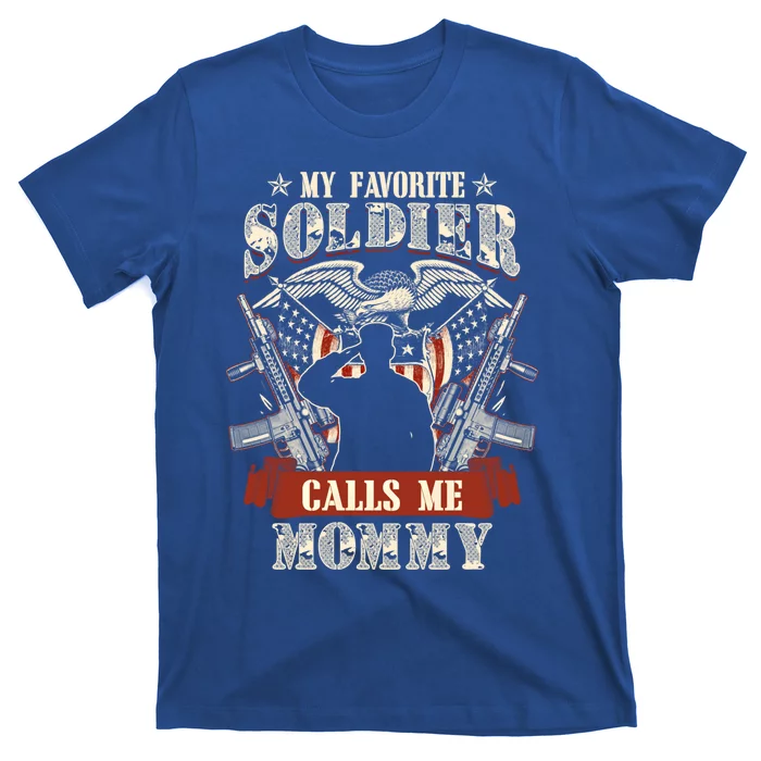 My Favorite Soldier Calls Me Mommy Proud Army Family Gift T-Shirt