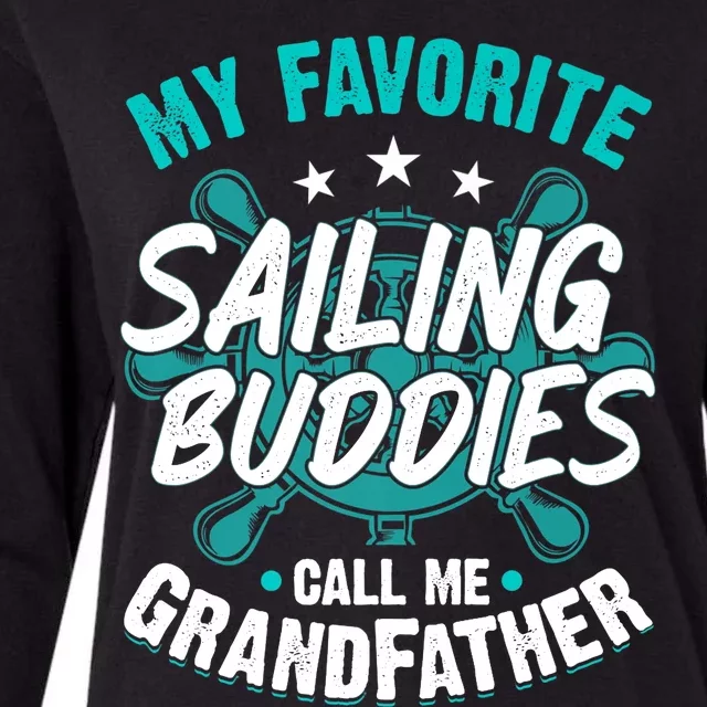 My Favorite Sailing Buddies Call Me Grandfather Premium Womens Cotton Relaxed Long Sleeve T-Shirt