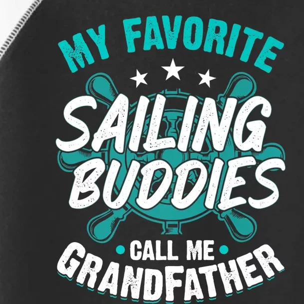 My Favorite Sailing Buddies Call Me Grandfather Premium Toddler Fine Jersey T-Shirt