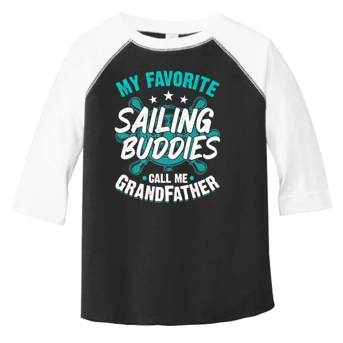 My Favorite Sailing Buddies Call Me Grandfather Premium Toddler Fine Jersey T-Shirt