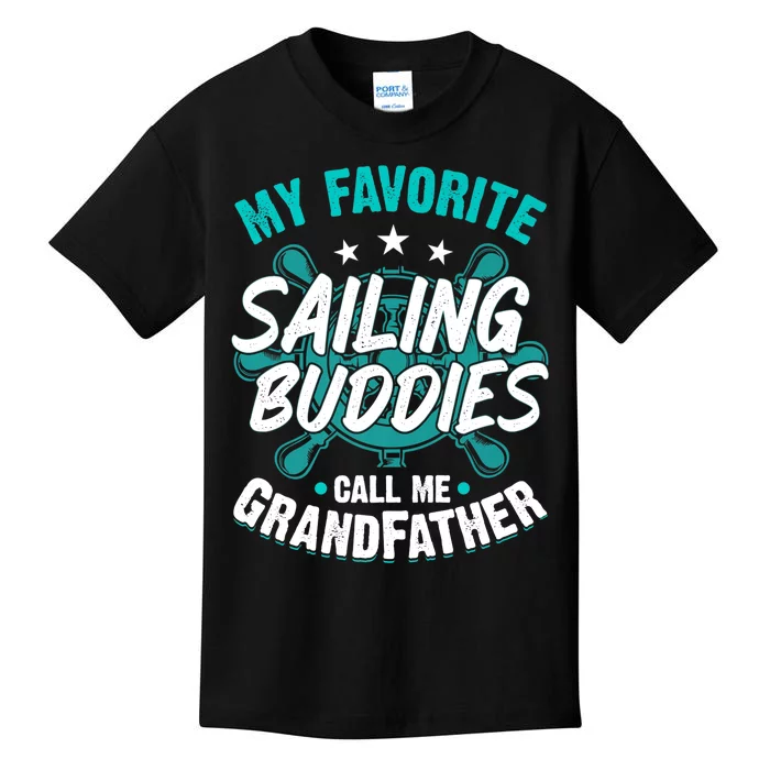 My Favorite Sailing Buddies Call Me Grandfather Premium Kids T-Shirt