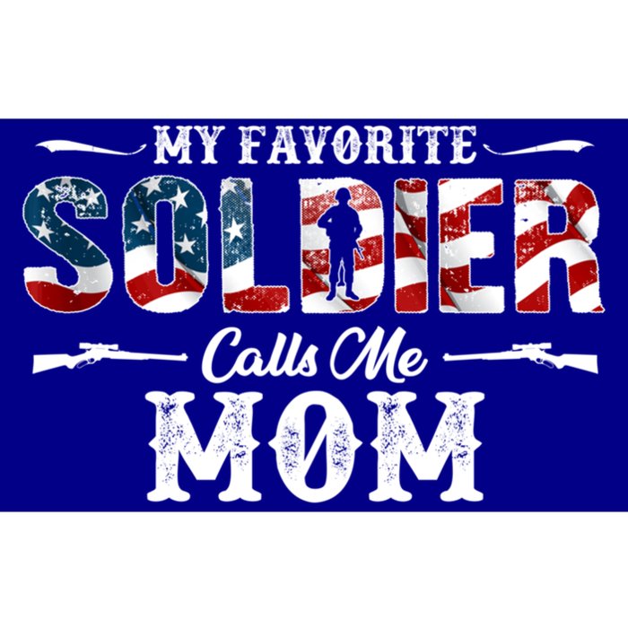 My Favorite Soldier Calls Me Mom Gift Fathers Day Gift Bumper Sticker