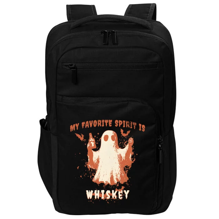 My Favorite Spirit Is Whiskey Halloween Impact Tech Backpack