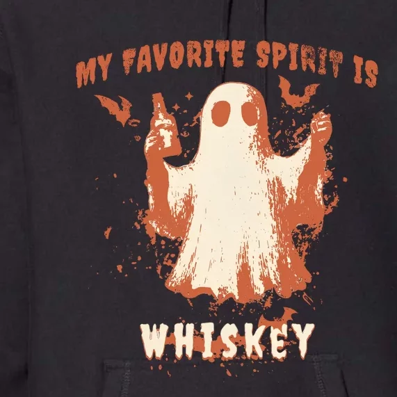 My Favorite Spirit Is Whiskey Halloween Premium Hoodie