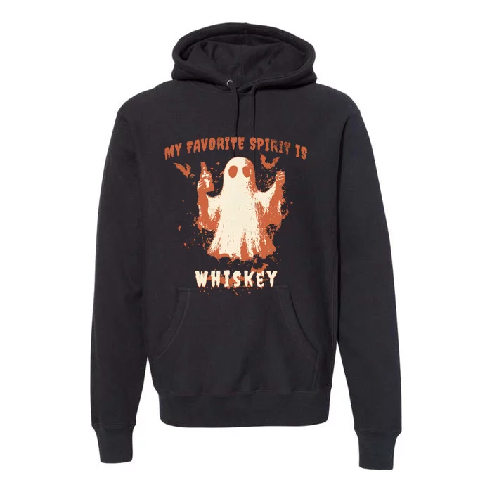 My Favorite Spirit Is Whiskey Halloween Premium Hoodie