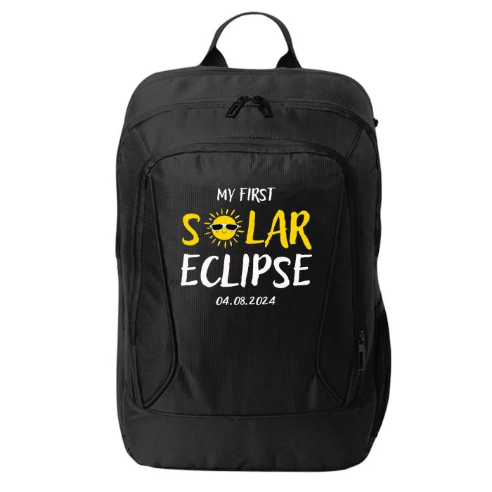 My First Total Solar Eclipse April 8th Eclipse City Backpack