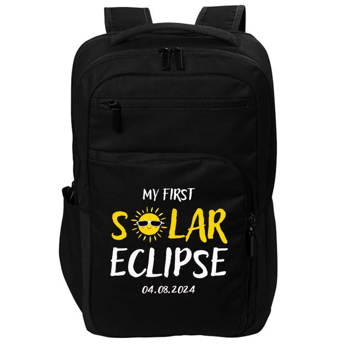 My First Total Solar Eclipse April 8th Eclipse Impact Tech Backpack