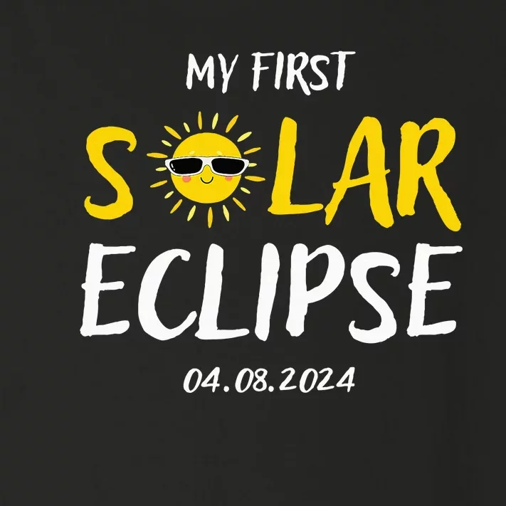 My First Total Solar Eclipse April 8th Eclipse Toddler Long Sleeve Shirt