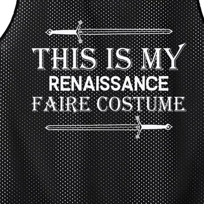 Medieval Fest This Is My Renaissance Faire Costume Mesh Reversible Basketball Jersey Tank