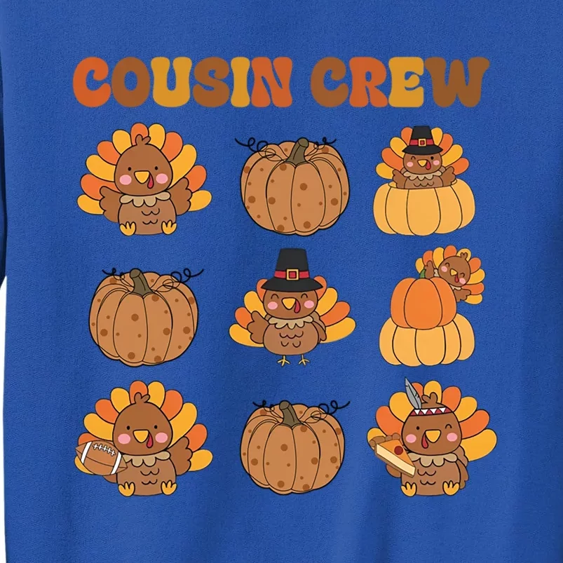 Matching Family Thanksgiving Cousin Crew Retro Matching Gift Sweatshirt