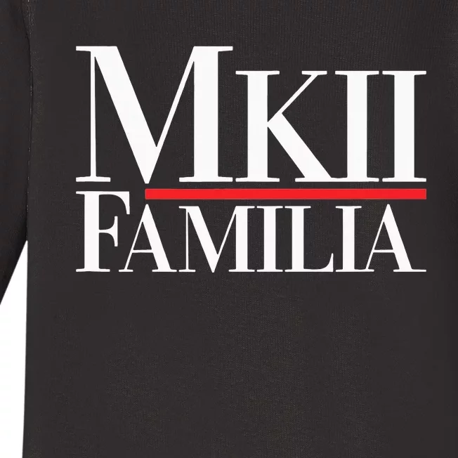 MKII Familia Tuning Car funny quote mechanic Baby Long Sleeve Bodysuit