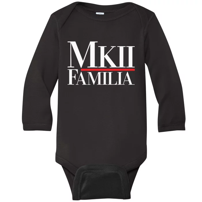 MKII Familia Tuning Car funny quote mechanic Baby Long Sleeve Bodysuit