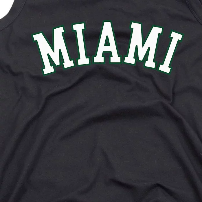 Miami Fl Throwback Sporty Design Classic Tank Top