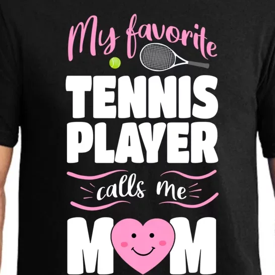 My Favorite Tennis Player Calls Me Mom Tennis Mom Meaningful Gift Pajama Set