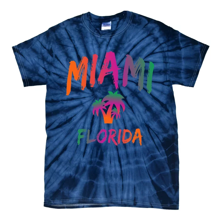 Miami Florida Text Print Classic Tie-Dye T-Shirt