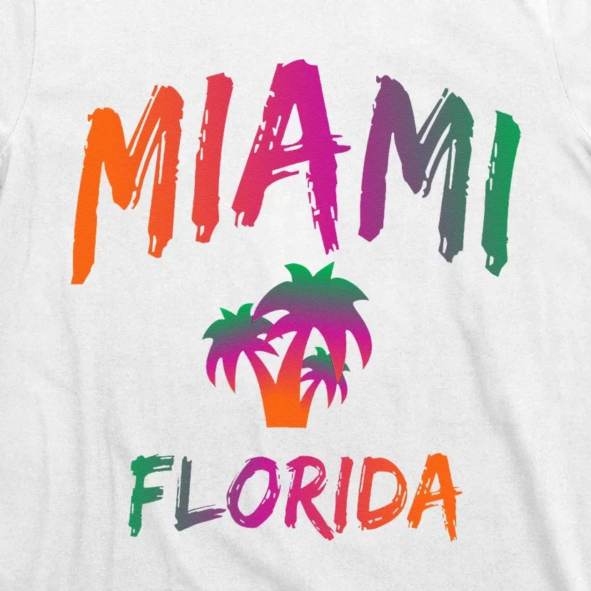 Miami Florida Text Print Classic T-Shirt