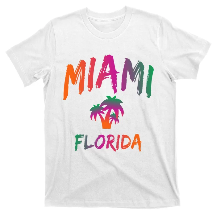 Miami Florida Text Print Classic T-Shirt