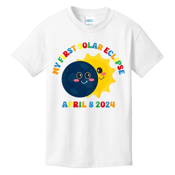 My First Total Solar Eclipse April 8th Eclipse Kids T-Shirt