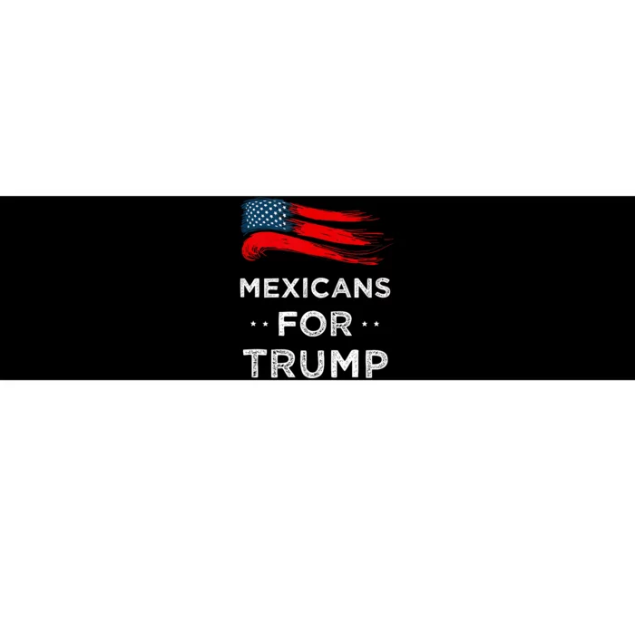 Mexicans For Trump 2024 Bumper Sticker