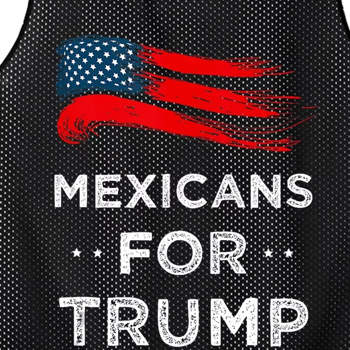 Mexicans For Trump 2024 Mesh Reversible Basketball Jersey Tank