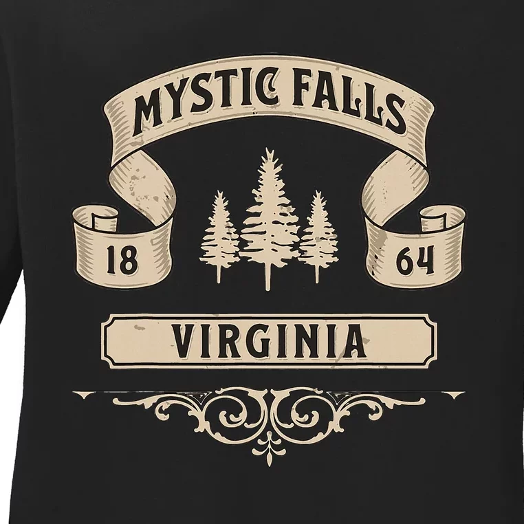 Mystic Falls Town Apothecary Virginia Vervain Ladies Long Sleeve Shirt