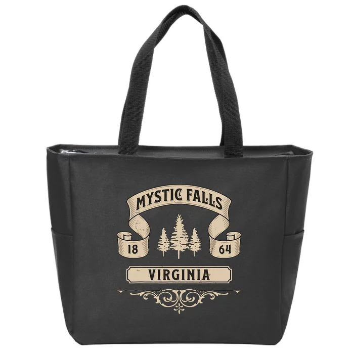 Mystic Falls Town Apothecary Virginia Vervain Zip Tote Bag