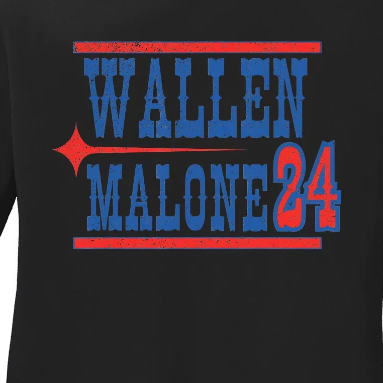 Malone Funny Teamwork Make The Dreamwork Ladies Long Sleeve Shirt