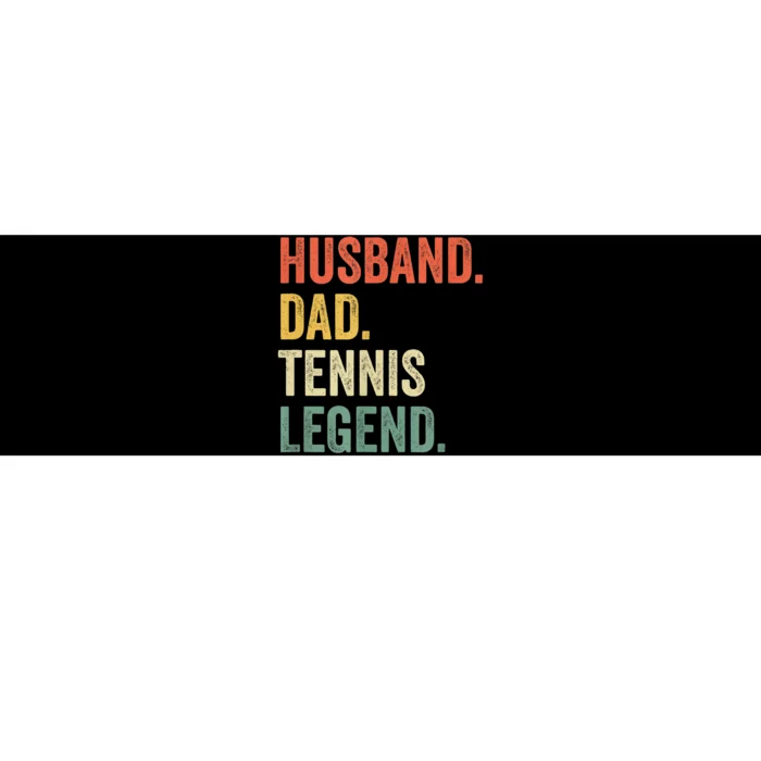 Mens Funny Tennis Player Husband Dad Tennis Legend Vintage TShirt Bumper Sticker